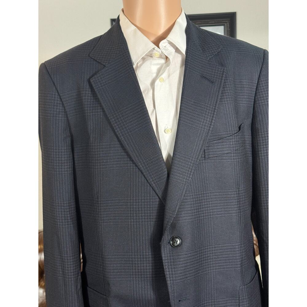 Tom Ford Blue O'Connor Houndstooth Blazer 52IT 42R US Wool Sportcoat EUC